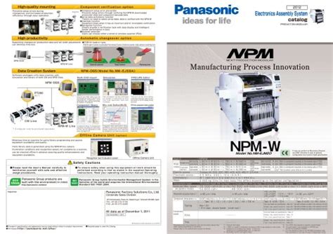 NPM-D3 - Panasonic Factory Automation Company - PDF Catalogs ...