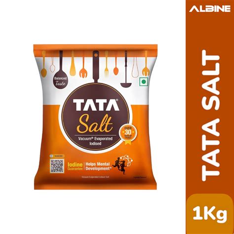 Tata Iodised Salt 1kg - Albine