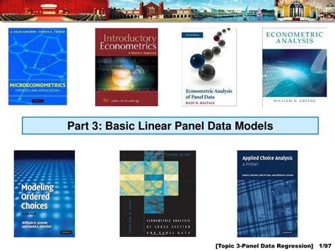 Image result for Non Linear Panel Data Models