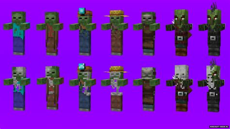 Better Zombies [1.19.2] [1.18.2] / Текстуры для Майнкрафт / Minecraft Inside