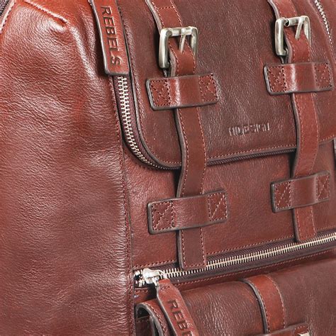 Mao 02 Men's Brown Leather Backpack - Order Now - Hidesign