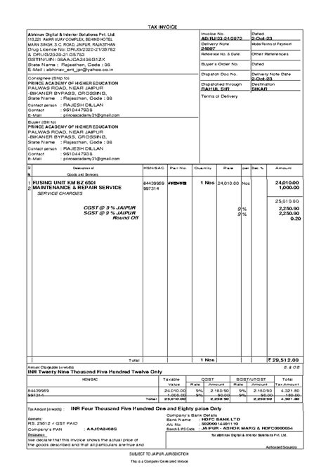 2972 - wreg - TAX INVOICE Abhinav Digital & Interior Solutions Pvt. Ltd ...