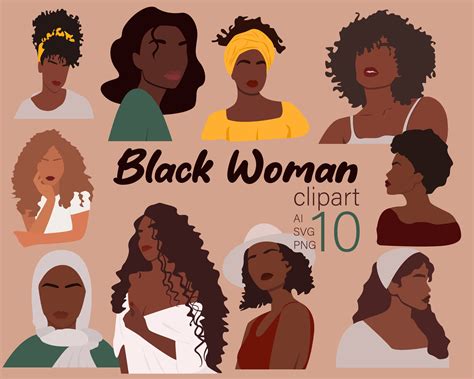 African Woman Clipart