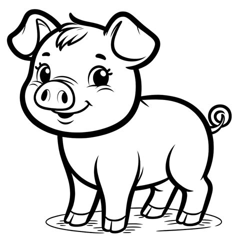 Hog Coloring Pages