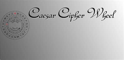 Caesar Cipher Disc 的图像结果
