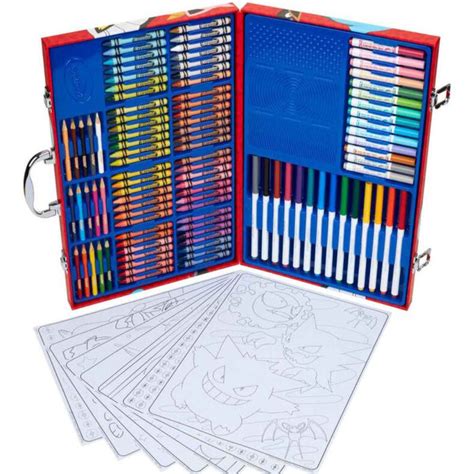 Crayola Inspiration Art Case , Pokemon, 115 pieces — Toycra