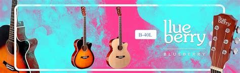 BLUEBERRY B40, Acoustic Guitar Kit Inbuilt Truss Rod, with Bag, Strap ...