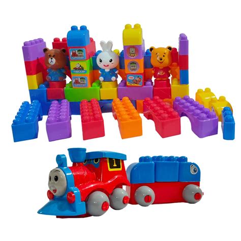 Buy Wembley Kids Educational Building Blocks, Toddler Construction ...