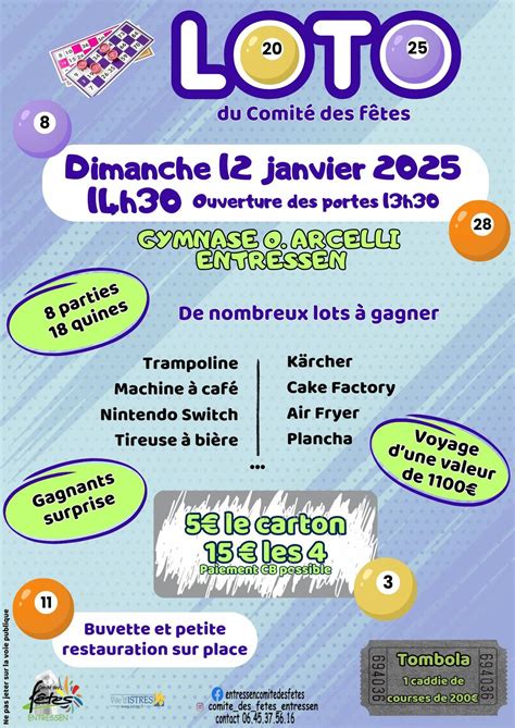 LOTO 2025, Gymnase Oswaldo Arcelli, Istres, 12 January 2025 | AllEvents