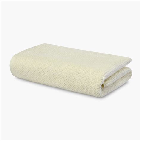 Buy SPACES Swift Dry Beige Textured Cotton Bath Towel - 75x150cm from ...