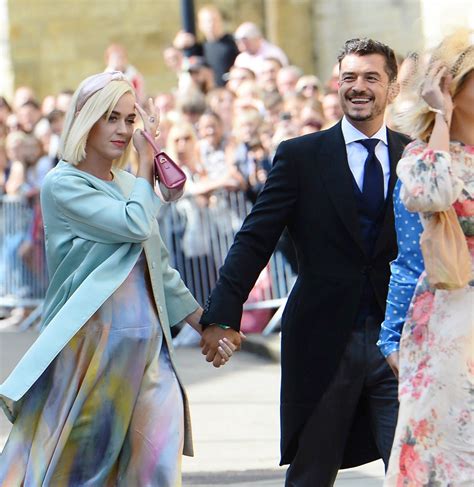Katy Perry and Orlando Bloom - Wedding of Ellie Goulding and Caspar ...