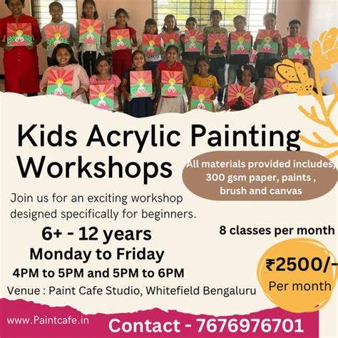 KIDS ART CLASSES – Paint Cafe Studio