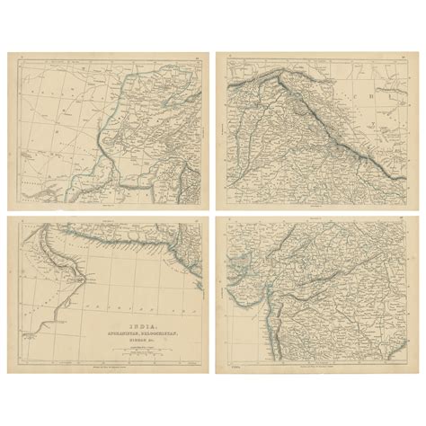 Antique Map of Persia, Afghanistan and Balochistan, 1859 For Sale at 1stDibs | balochistan old ...