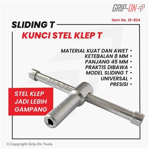 Jual GRIP-ON SLIDING T / KUNCI SETEL KLEP MODEL T GRIP ON / SLIDING-T ...