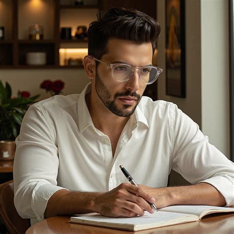 Buy Crystal Transparent Rose Gold Full Rim Square Vincent Chase BLEND ...