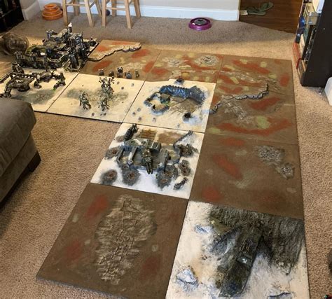 12 out of 13 Tiles side C - Terrain, Scenery, Bases, and Game Tables ...
