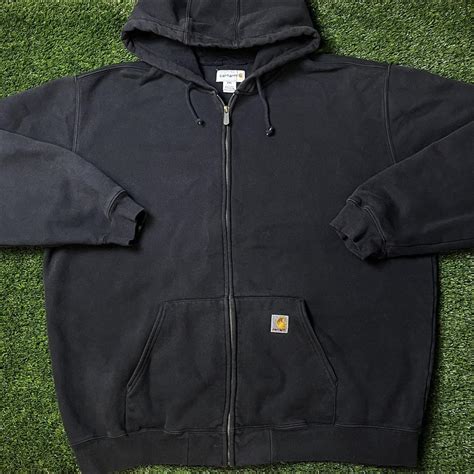 Black Carhartt Hoodie Men’s XXL, No... - Depop