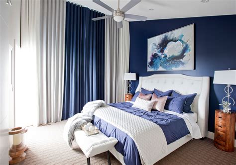 blue white and silver bedroom ideas