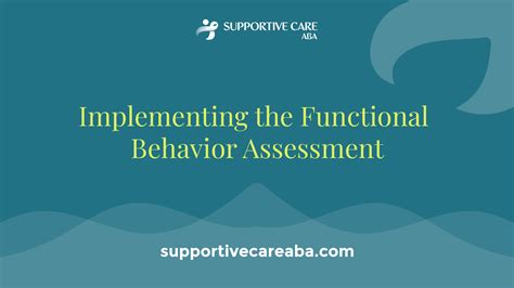 Image result for Functional Behavior Assessment Importance