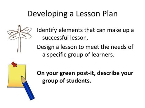 Developing a Lesson Plan 的图像结果