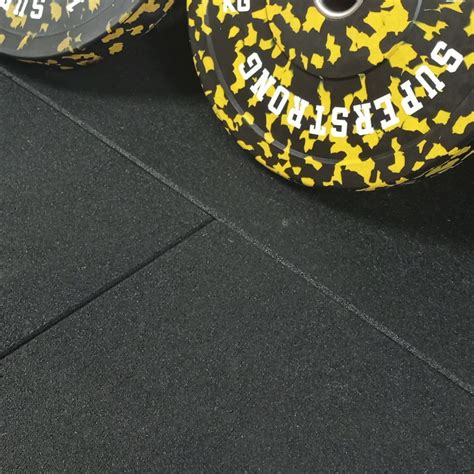 43MM PRO Rubber AntiShock Gym Flooring Tile