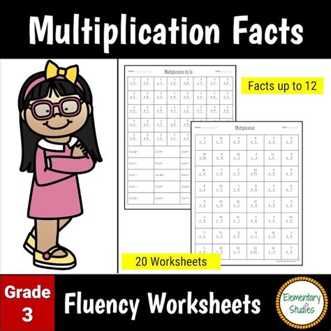 Math Facts Worksheets Multiplication 的图像结果
