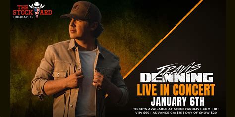 Travis Denning In Concert, The Stockyard, Holiday, 6 January 2023 ...