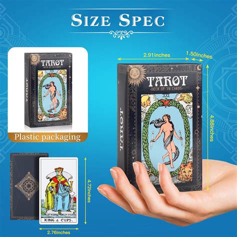 Buy ডিউডবুক এবং ভেলভেট ব্যাগ সহ এলিয়াগনাস টারোট কার্ড, ক্লাসিক ...