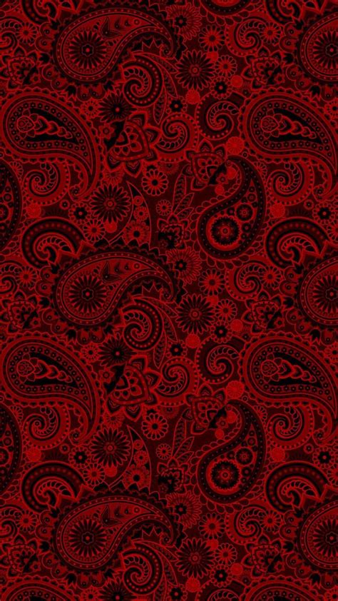 Red Paisley Wallpapers - Top Free Red Paisley Backgrounds - WallpaperAccess