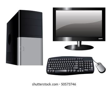 Desktop Computer Vector 的图像结果