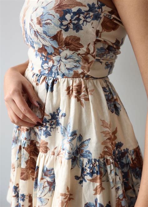 Vintage Floro Lace Up Dress – diamondlady