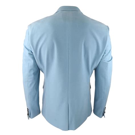 Cavani Rosa Men's Velvet Blazer Tuxedo Jacket Black Blue – TruClothing