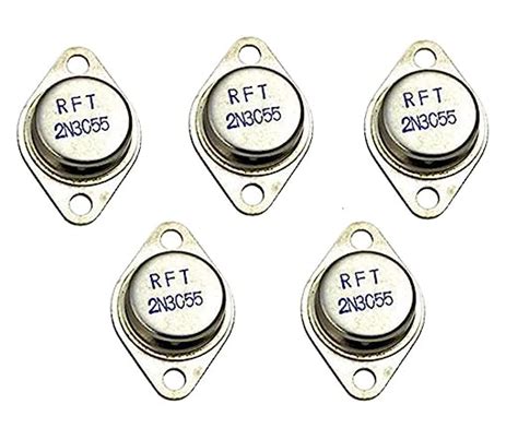 ESPtronics (5 Pcs) 2N 3055 NPN Audio Power Amplifier Transistor for ...