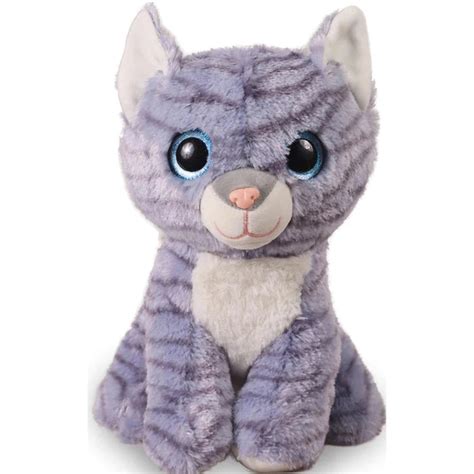 Mirada Glitter Eye Cat Soft Toy- 25 cm — Toycra