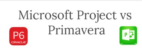 Image result for Primavera vs MS Project