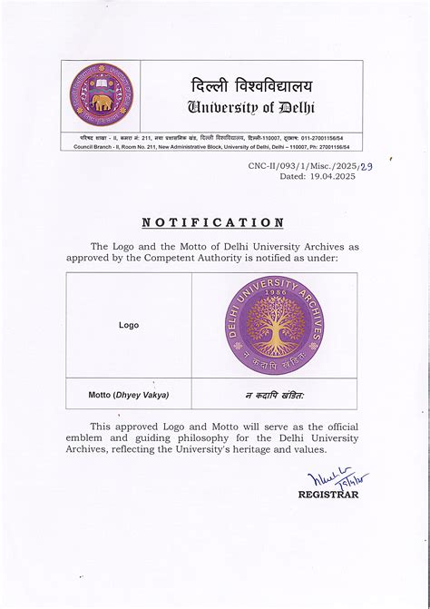 DU Archives - Delhi University