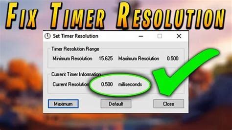 Image result for Should I Use Timer Resolution