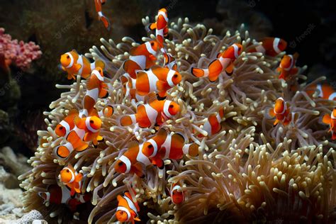 Clownfish And Sea Anemone Wallpaper