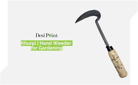 Desi Point Khurpi or Khurpa - Gardening Hand Tool for Soil Digging and ...
