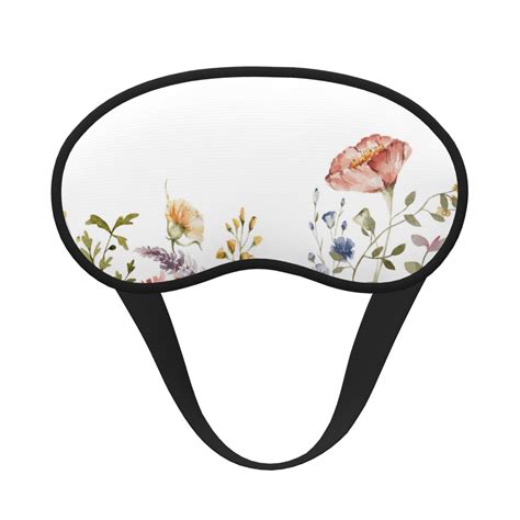 Gaeub Watercolor Floral Printed Sleep Mask, Eye Masks for Sleeping, Eye ...