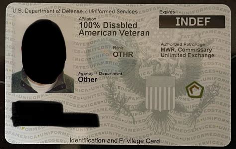 Got my DAV ID card today because I saw others post about them here. Any ...