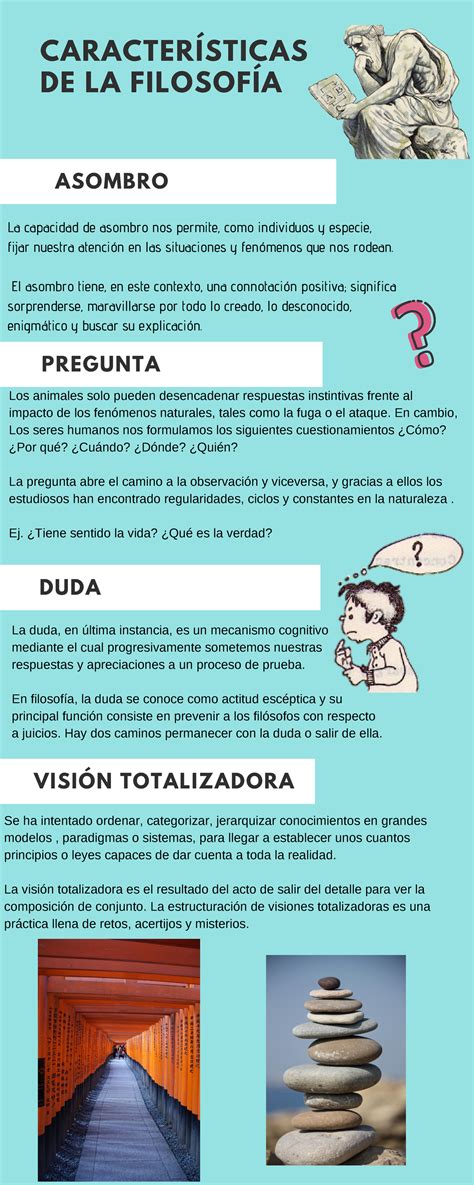 Partes cruciales en la Filosofia - CARACTERÍSTICAS DE LA FILOSOFÍA ...