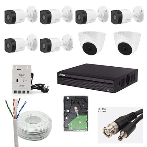 Buy DAHUA 2MP with Audio HD CCTV Camera Full Set 6 Bullet 2 Dome 8 ...