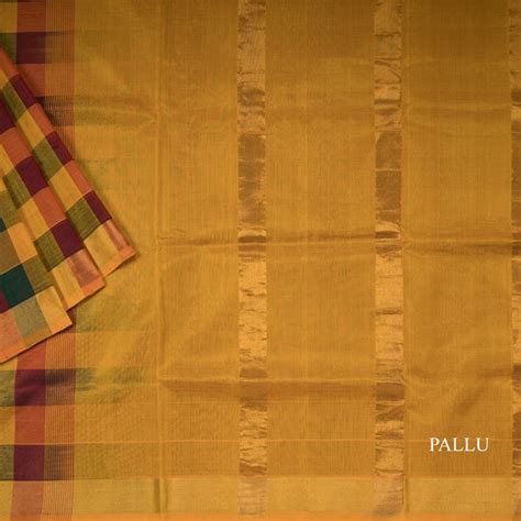 Amirthavarshni Silk Cotton Multi Colour Checked Saree 06 – Kumaran Silks