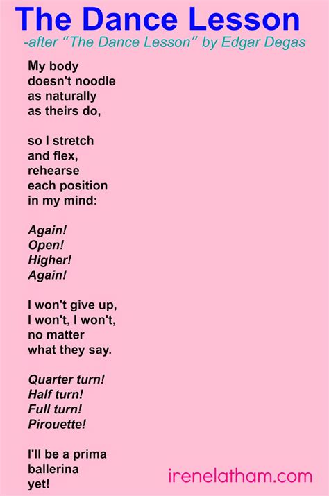 Live Your Poem...: ARTSPEAK! Poem #21 "The Dance Lesson"