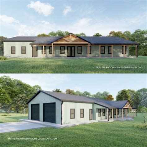Open concept 50 foot wide clementine barndominium with shop 50×65 3 250 ...