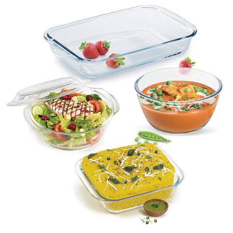 Buy Treo By Milton Ovenware Starter Kit Set of 4 (Mixing bowl, 1000 ml ...