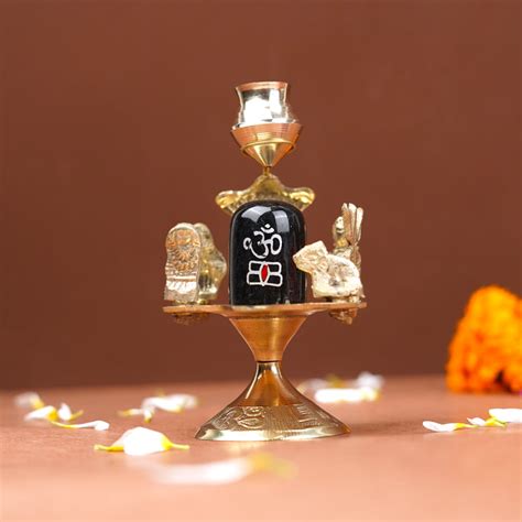 Beautiful Brass Shivling (4 Inch) – ServDharm