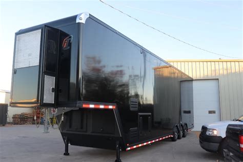 Image result for Intech Enclosed Gooseneck Trailers