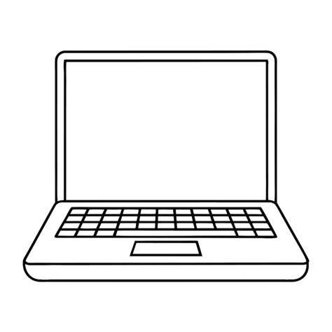 Laptop clipart black white Vectors - Download Free High-Quality Vectors ...